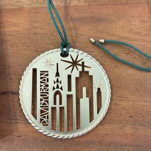 David Yurman Ornament 2024 Featuring manhattan skyline NIB